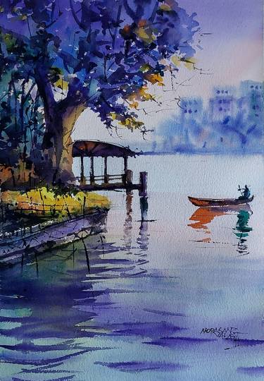 Original Landscape Paintings by mopasang valath