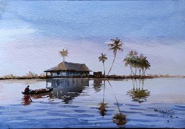 Original Realism Landscape Paintings by mopasang valath