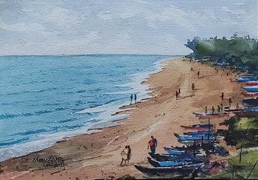 Original Beach Paintings by mopasang valath