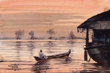 Print of Fine Art Landscape Paintings by mopasang valath