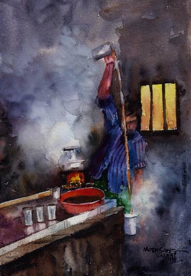 Original Kitchen Paintings by mopasang valath