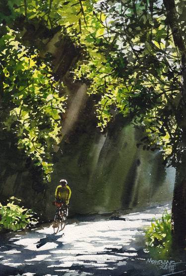 Print of Bicycle Paintings by mopasang valath