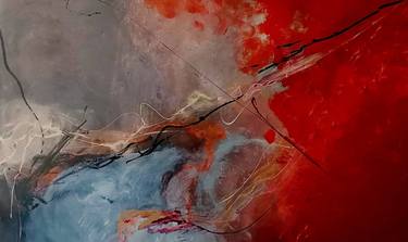 Original Abstract Expressionism Abstract Paintings by Elke Bohm