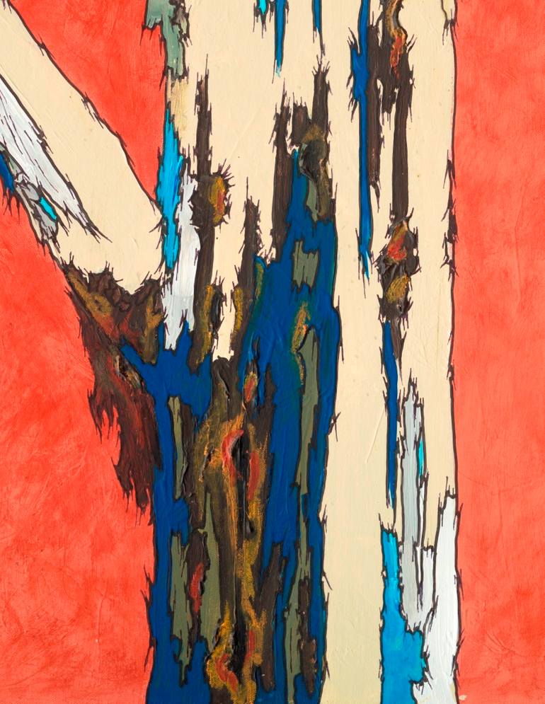 Original Abstract Expressionism Landscape Painting by K Shoa