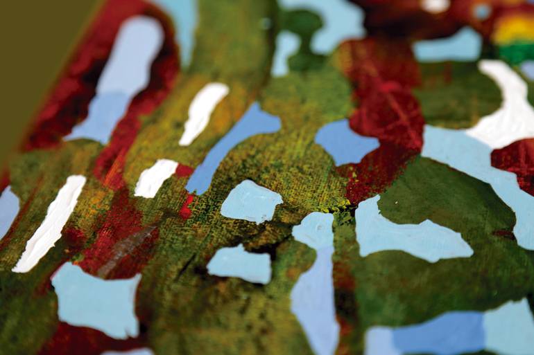 Original Abstract Nature Painting by Fernando Jaramillo
