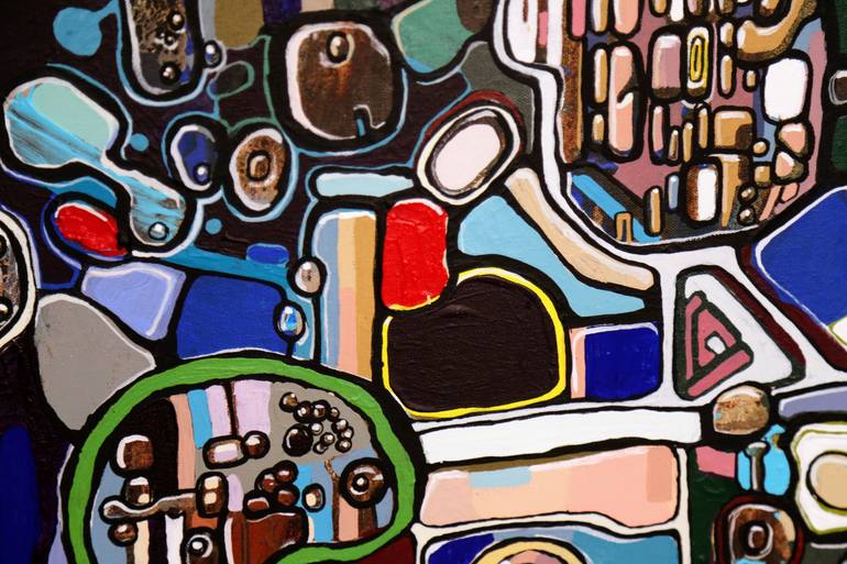 Original Abstract Expressionism Abstract Painting by Fernando Jaramillo