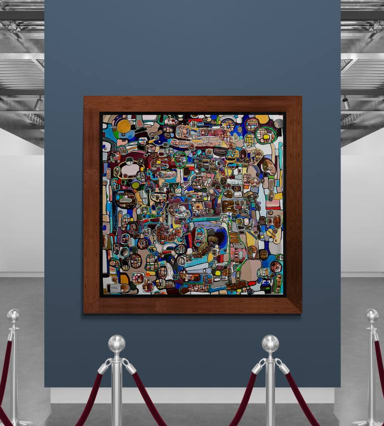 Original Abstract Expressionism Abstract Painting by Fernando Jaramillo