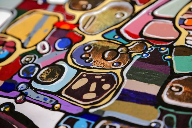 Original Abstract Expressionism Abstract Painting by Fernando Jaramillo