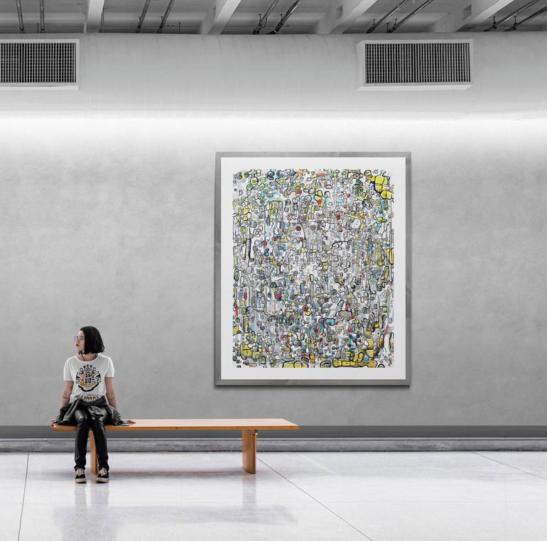 Original Contemporary Abstract Painting by Fernando Jaramillo