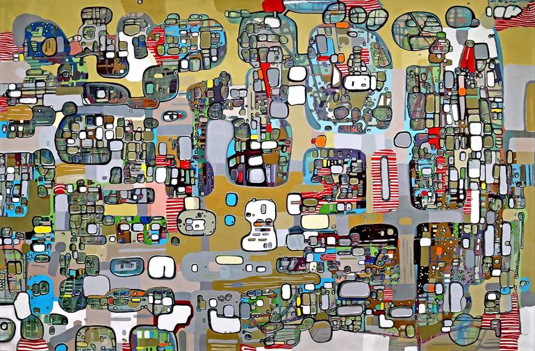 Print of Abstract Landscape Paintings by Fernando Jaramillo