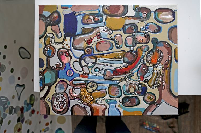 Original Contemporary Abstract Painting by Fernando Jaramillo