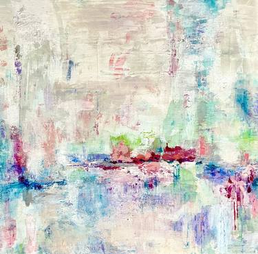 Print of Abstract Expressionism Seascape Paintings by Linda DeRosa