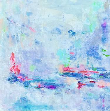 Original Abstract Seascape Paintings by Linda DeRosa