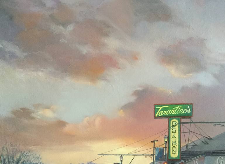 Original Impressionism Cities Painting by Christopher Walsh