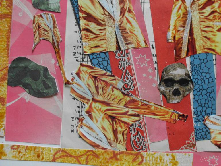 Original Figurative Pop Culture/Celebrity Collage by John Lelliott