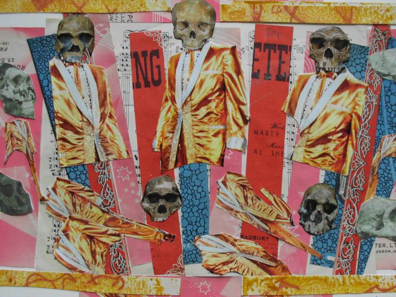 Original Figurative Pop Culture/Celebrity Collage by John Lelliott