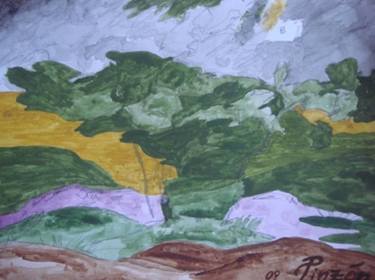 Original Expressionism Landscape Paintings by Luis Pinzón