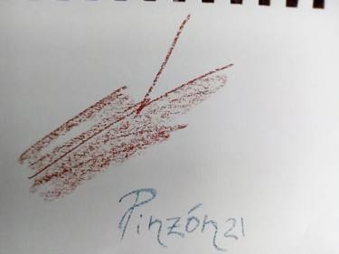 Original Abstract Drawings by Luis Pinzón