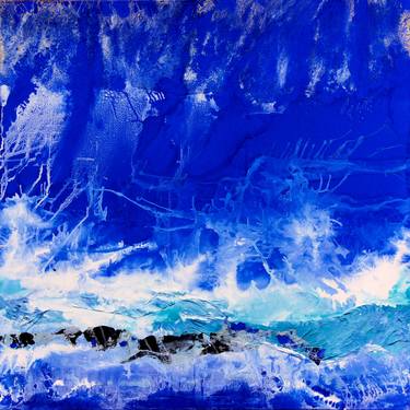 Print of Abstract Water Paintings by Monika Nelting