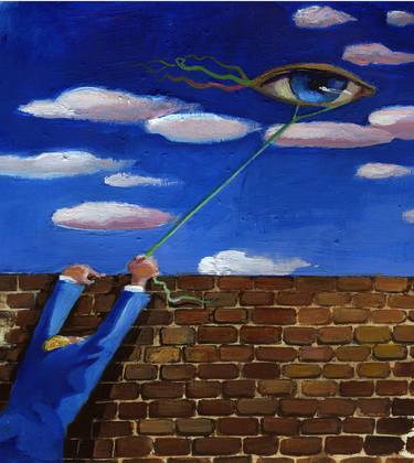 Original Surrealism Humor Paintings by Cristina Bernazzani