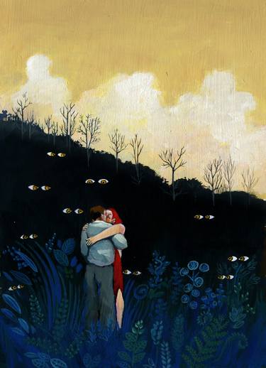 Print of Conceptual Love Paintings by Cristina Bernazzani