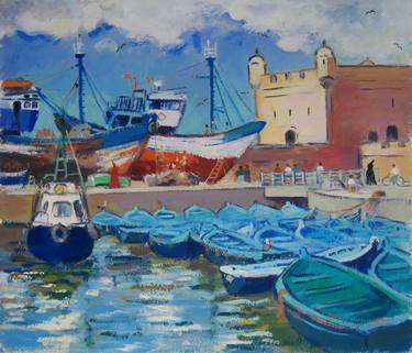 Little boats, Essaouira, Morocco thumb