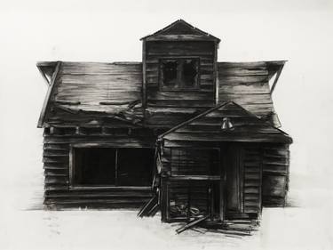 Original Expressionism Architecture Drawings by Matt Dickson