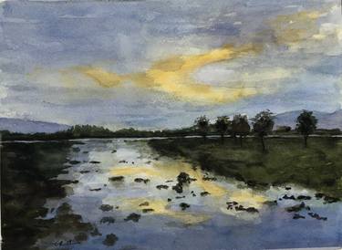Original Impressionism Landscape Painting by Erwin Libbrecht