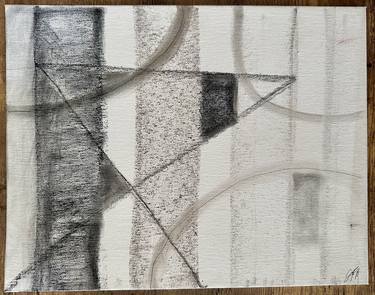 Original Abstract Expressionism Abstract Drawing by John F Michael