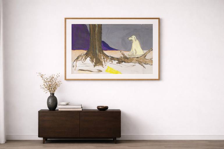 Original Contemporary Landscape Drawing by Roberta Rose Cavallari