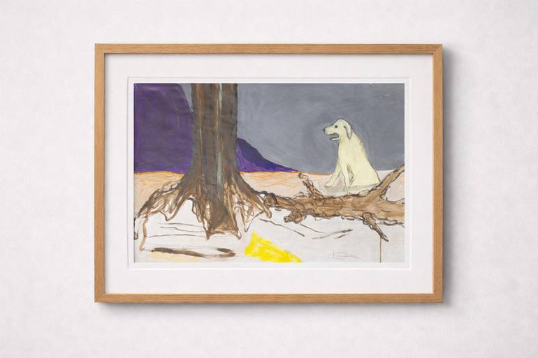 Original Contemporary Landscape Drawing by Roberta Rose Cavallari