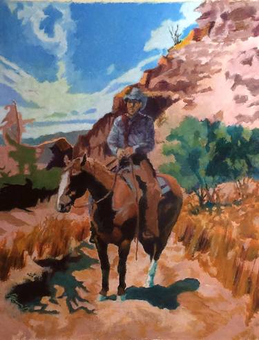 Original Horse Paintings by Gen Farrell