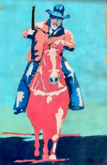 Original Pop Art Horse Paintings by Gen Farrell