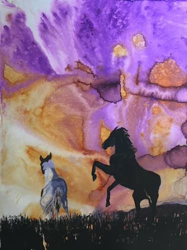 Original Horse Paintings by Gen Farrell