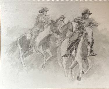 Print of Realism Horse Paintings by Gen Farrell