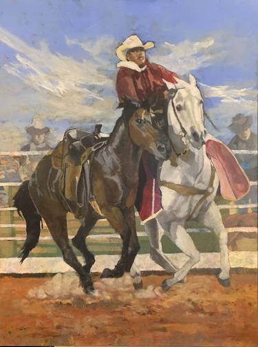 Original Realism Horse Paintings by Gen Farrell