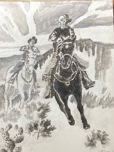 Original Photorealism Horse Paintings by Gen Farrell