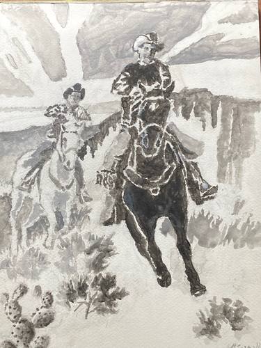 Original Contemporary Horse Paintings by Gen Farrell