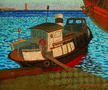 Original Art Deco Patterns Painting by Alexey Akindinov