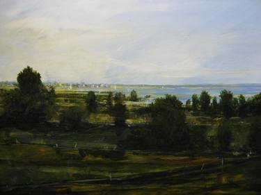Original Impressionism Landscape Paintings by Louis Pak