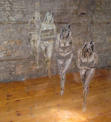 Original Figurative Body Drawings by Grazyna Adamska-Jarecka