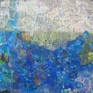 Grazyna Adamska-Jarecka, Heavy Billow, acrylic on canvas 24 x 30 inches