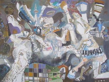Print of Abstract Horse Paintings by Grazyna Adamska-jarecka