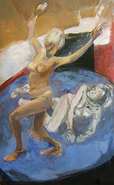 Original Expressionism Fantasy Paintings by Grazyna Adamska-Jarecka