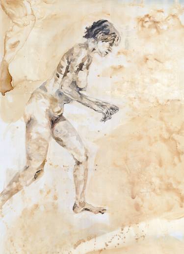 Original Fine Art Body Drawings by Grazyna Adamska-Jarecka