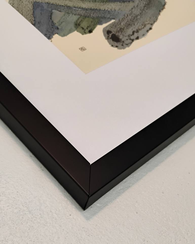 Original Abstract Landscape Drawing by Heather Goodwind