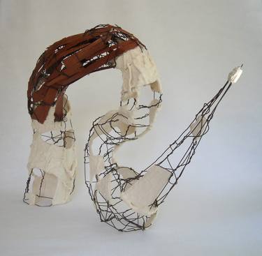 Original Abstract Animal Sculpture by Heather Goodwind