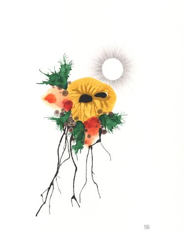 Original Floral Drawings by Heather Goodwind