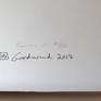 All my works are signed, dated and numbered on the back.