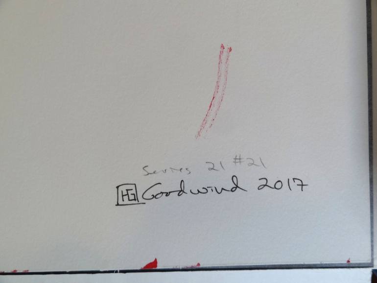 Original Abstract Expressionism Abstract Drawing by Heather Goodwind